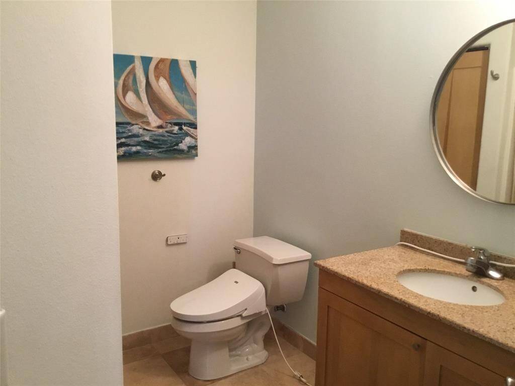 Luxurious primary bath includes bidet toilet seat!
