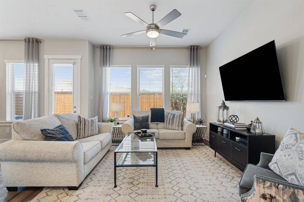 Upon entering you are greeted with a bright first floor living area.