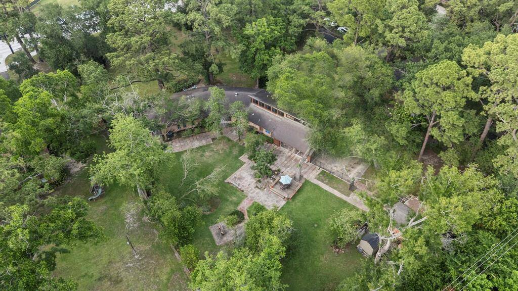 Ariel view from southwest corner of lot.