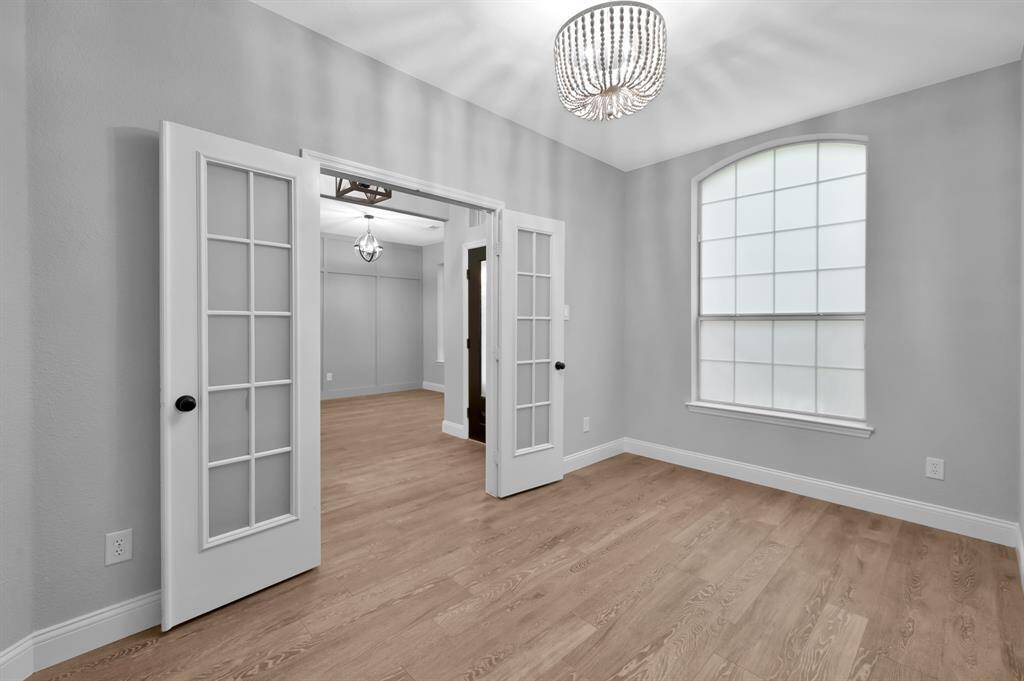 Spacious private room filled with natural light.