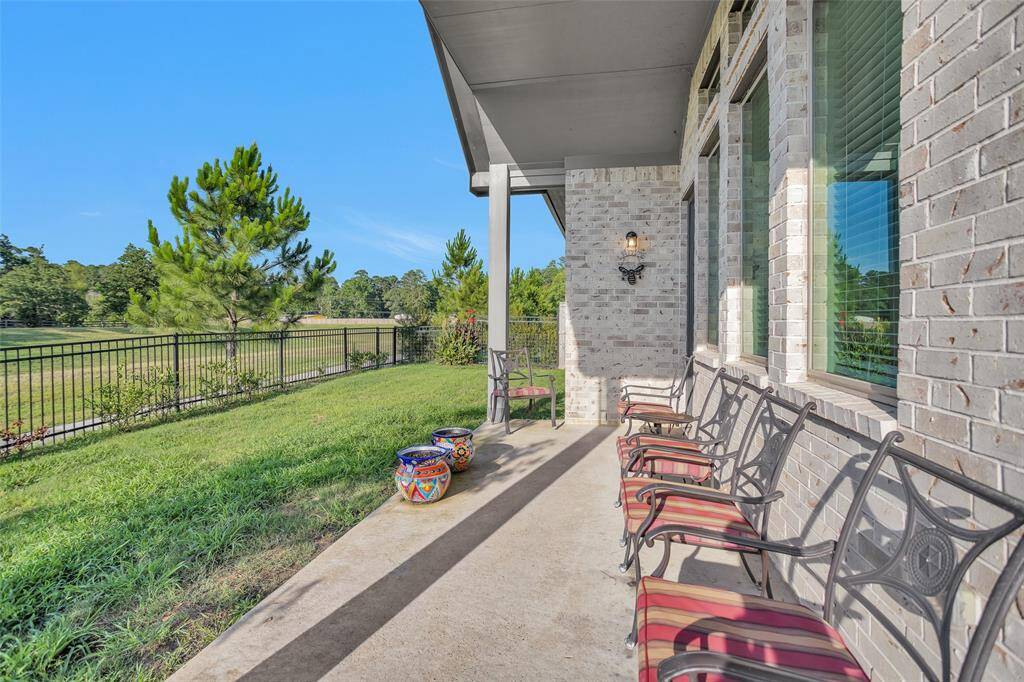 Extended patio for gathering with family and friends.