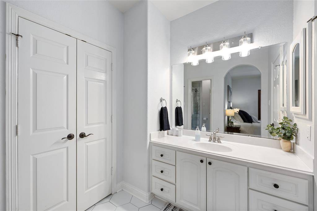 Vanity area attached to secondary bedroom #2