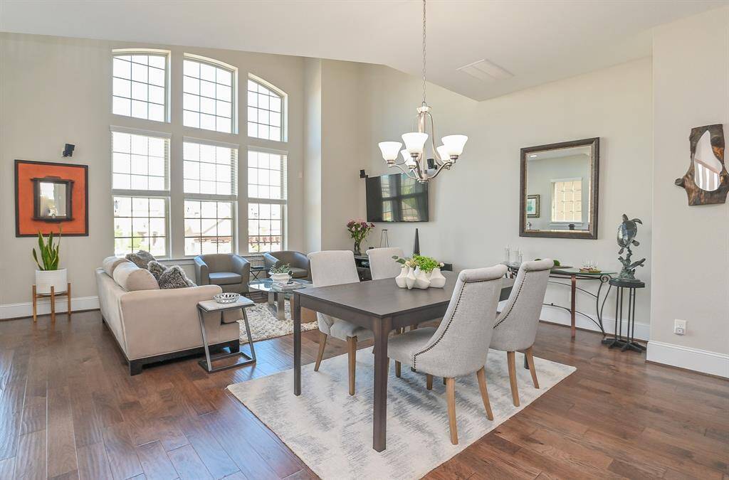 Open concept social areas