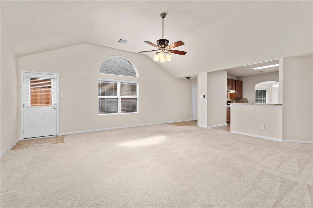 Living Room looking into Kitchen