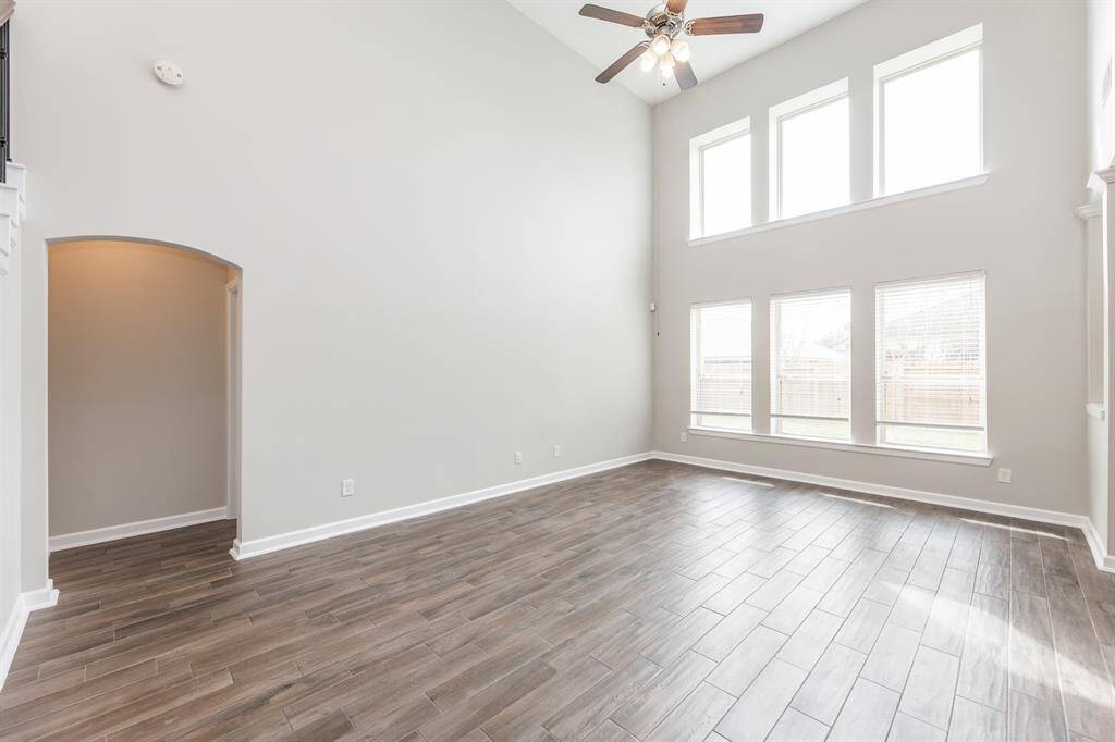 Bright and open concept living space.
