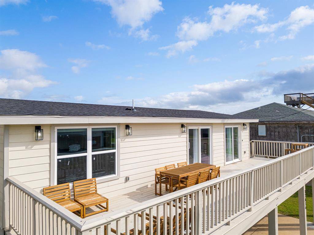 This home features a furnished patio