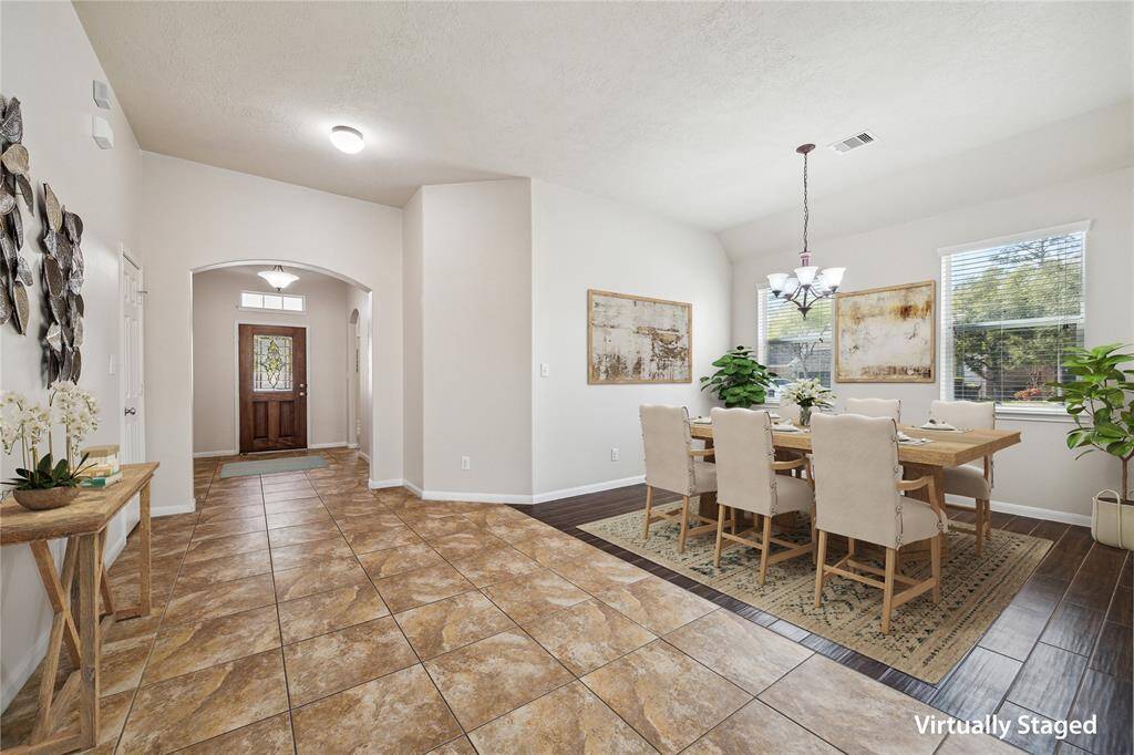 Alternate view of dining room.