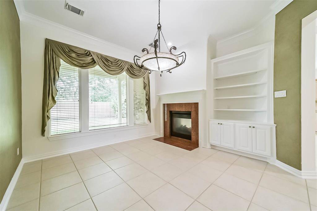 This is a look at the flex space which can be used as a study or formal living room.