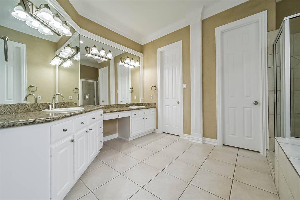 The master bath