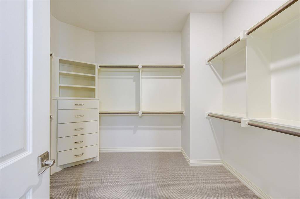 Two large closets