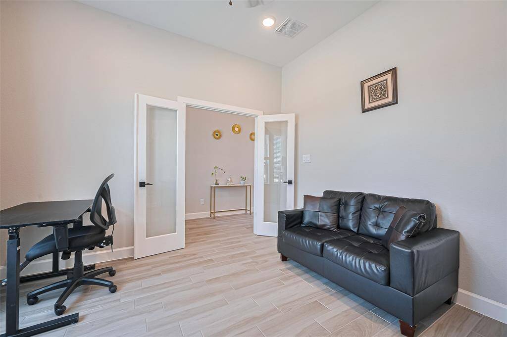 Perfect for remote work or focused study, this space combines comfort and productivity in a beautifully lit setting