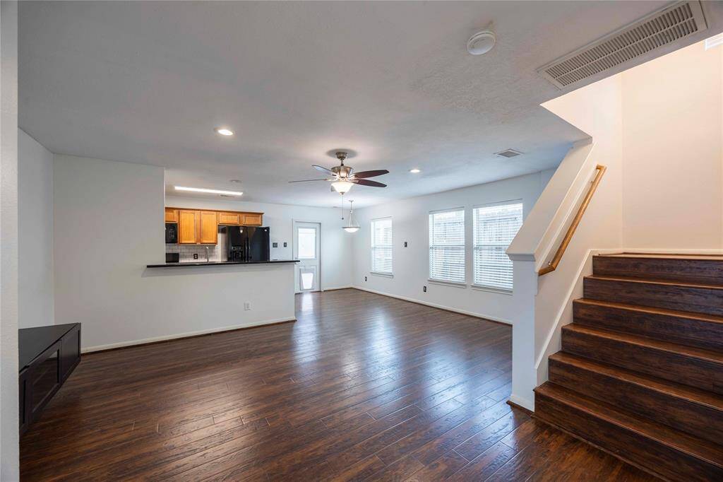 Open concept living/dining