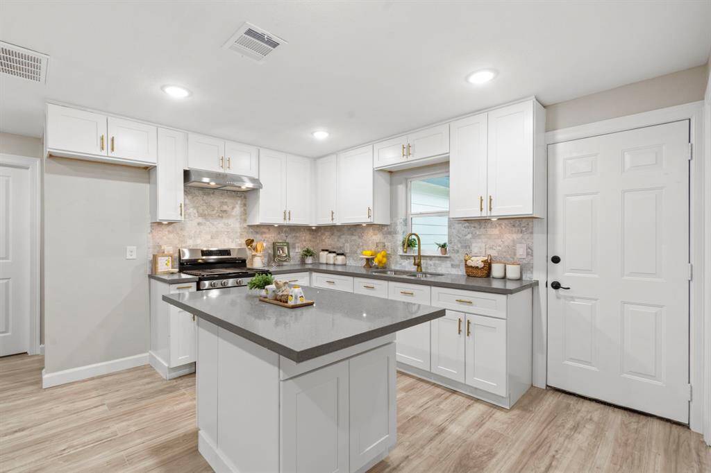 Kitchen Island with additional storage