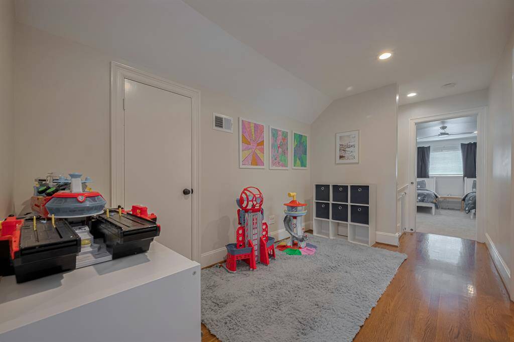 FLEX SPACE- Another view of this space with hardwood flooring. Easy attic access from here as well.