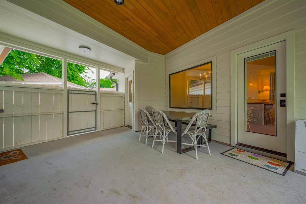 PATIO - Plenty of space for a dining table or play area in the shade.