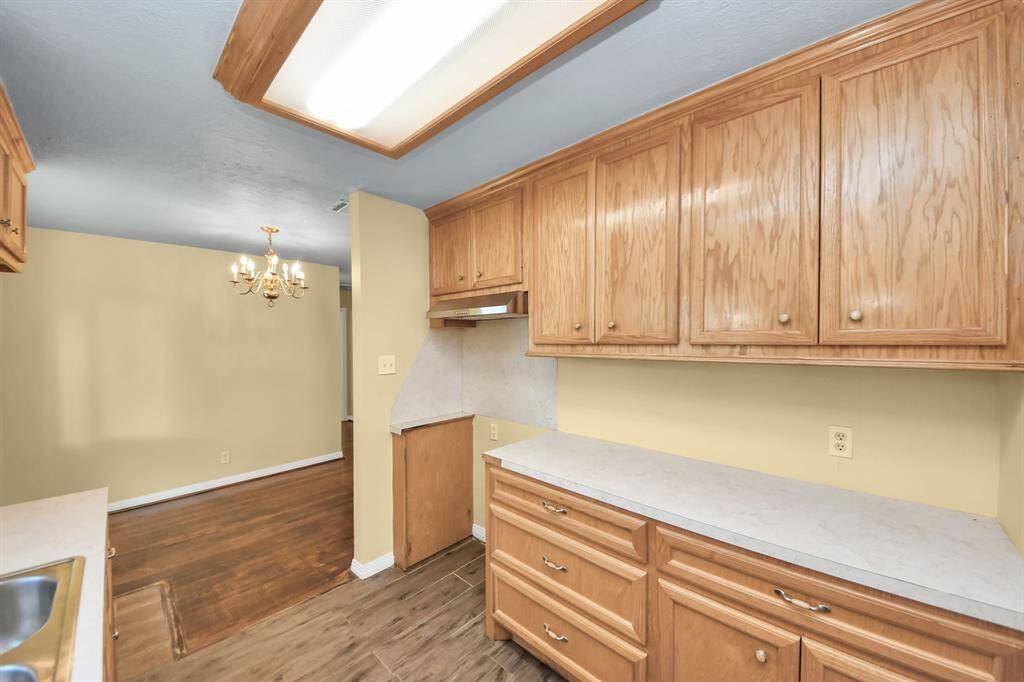 Custom hardwood kitchen