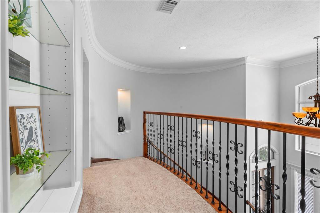 Top of the winding staircase