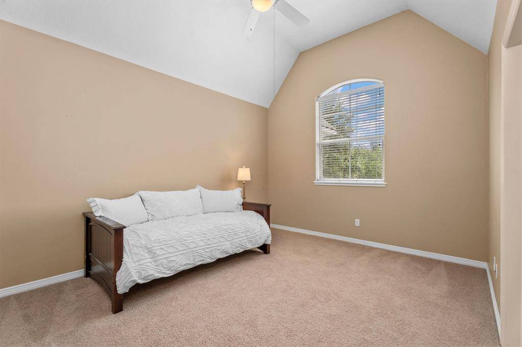 Bedroom #3 with cathedral ceiling