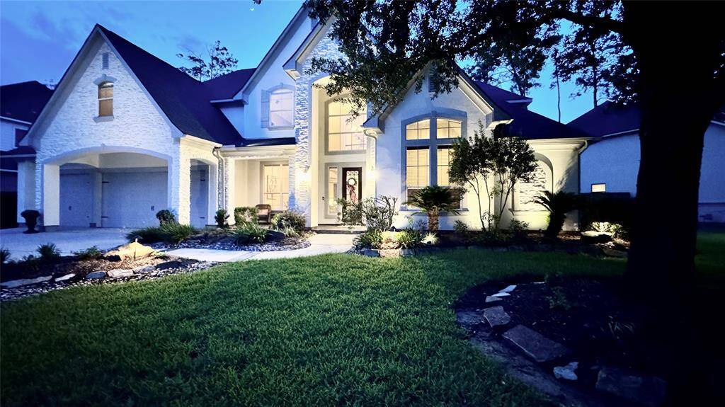 Updated exterior nightscape lighting