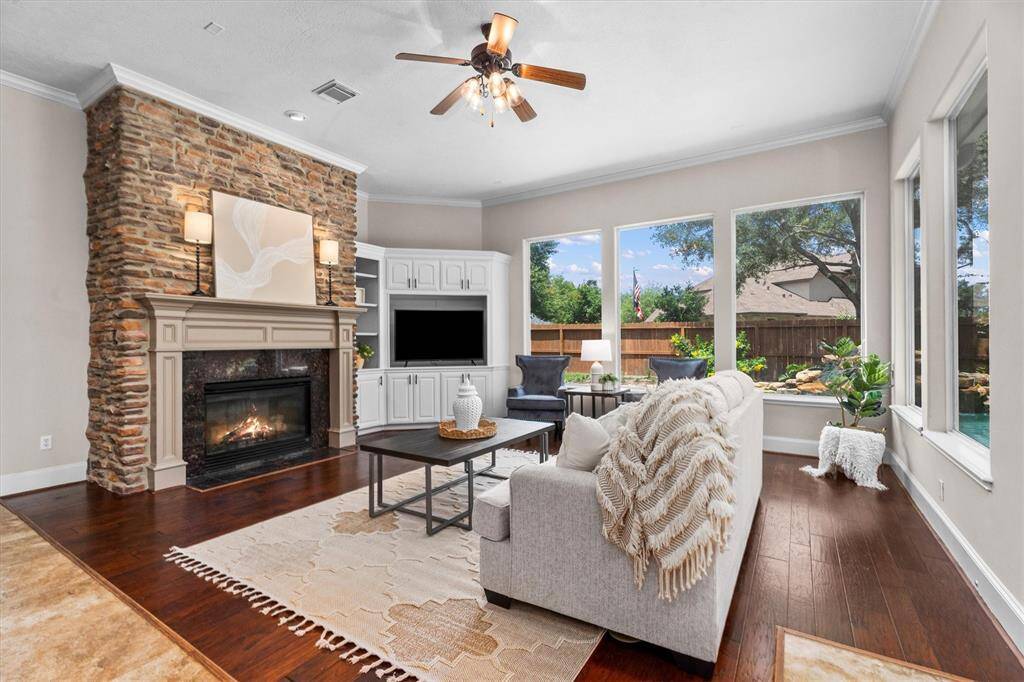 This family room is the perfect gathering place to gather and enjoy after a long day!