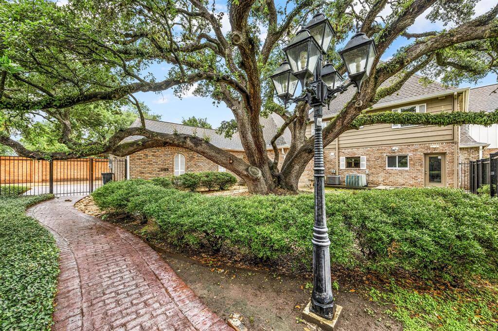 A designated walk way leading from the front of the home to the back!