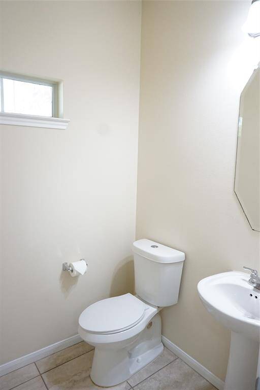Powder Bath downstairs.