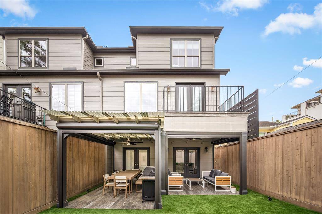 Great Back Yard with Covered Patio area
