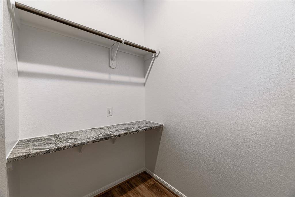Washer and Dryer included. Granite folding ledge .