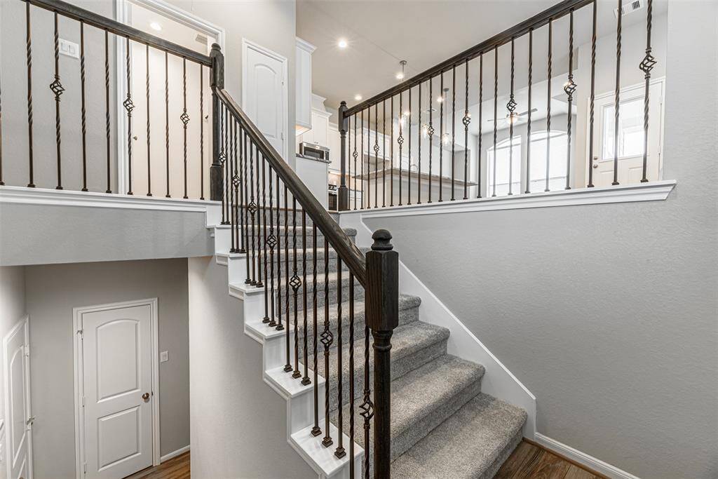 Lets go upstairs and Check out the Kitchen, Living, Dining and Primary.