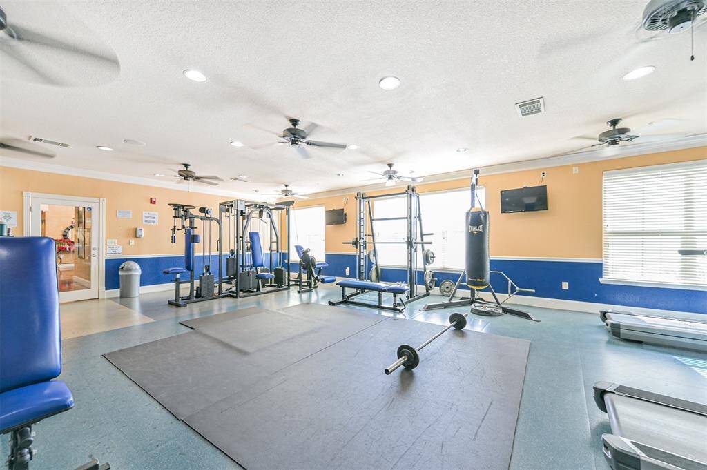 Another view of the fitness center.