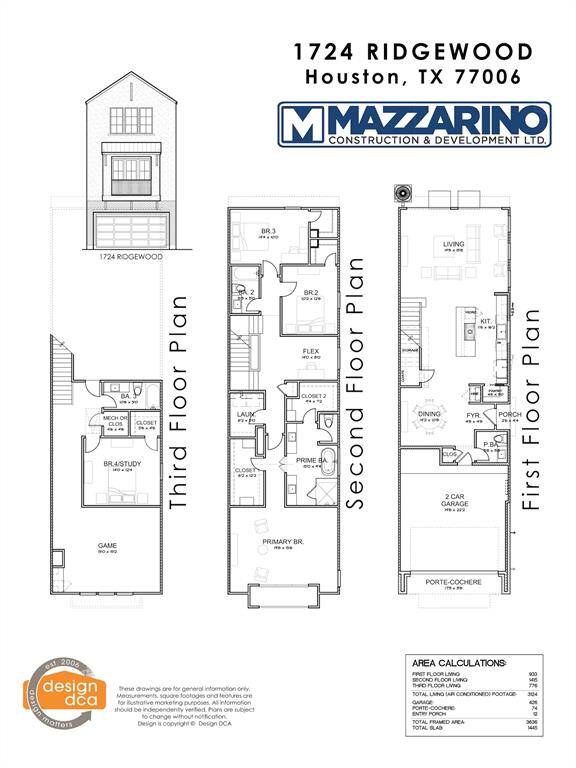 Please be aware that these plans are the property of the architect/builder designer that designed them not DUX Realty, Mazzarino Construction or 1724 RIDGEWOOD LLC and are protected from reproduction and sharing under copyright law. These drawing are for general information only. Measurements, square footages and features are for illustrative marketing purposes. All information should be independently verified. Plans are subject to change without notification.