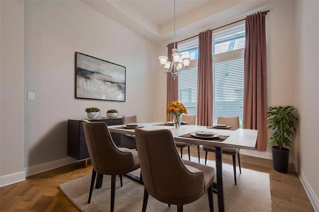 Virtually Staged Dining Room