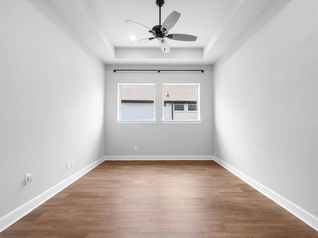 Off the Kitchen and Family Room is the Flex Space/Office!