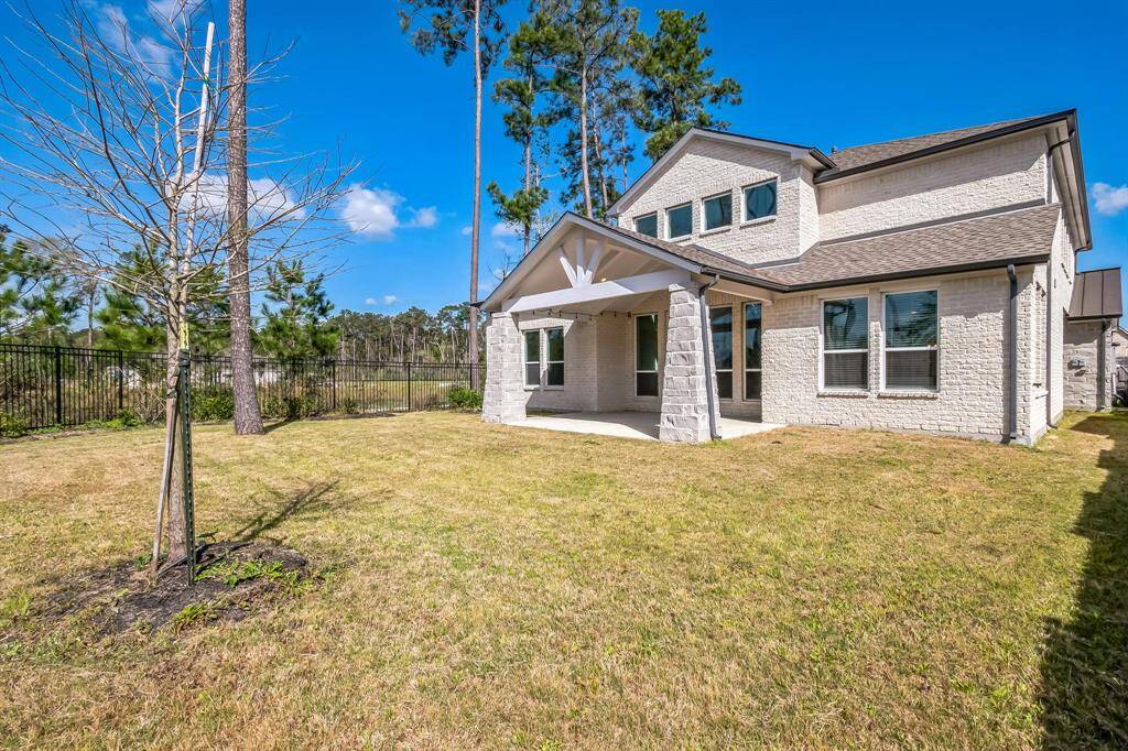 Spacious fenced back yard