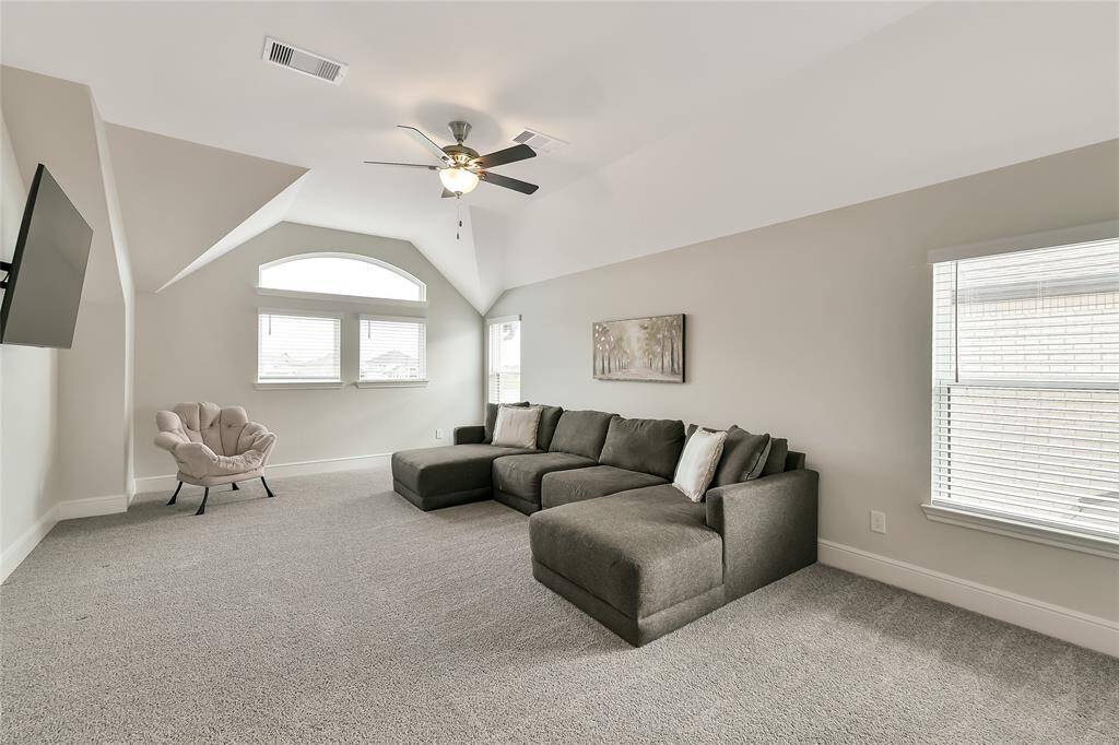 Huge upstairs game room.