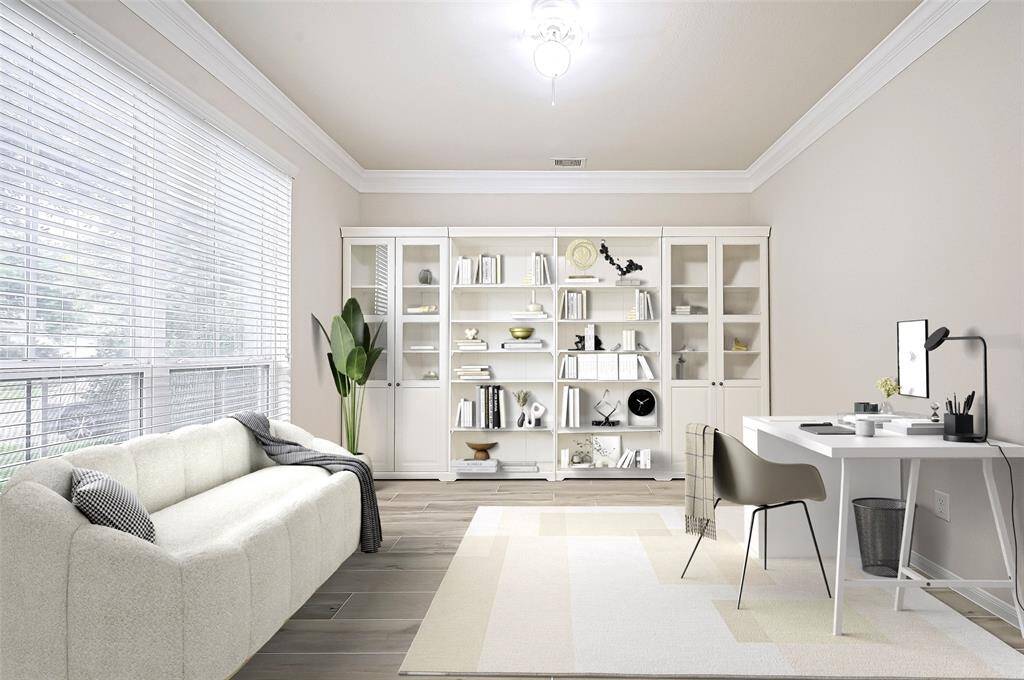 Virtual Image showing study Room layout