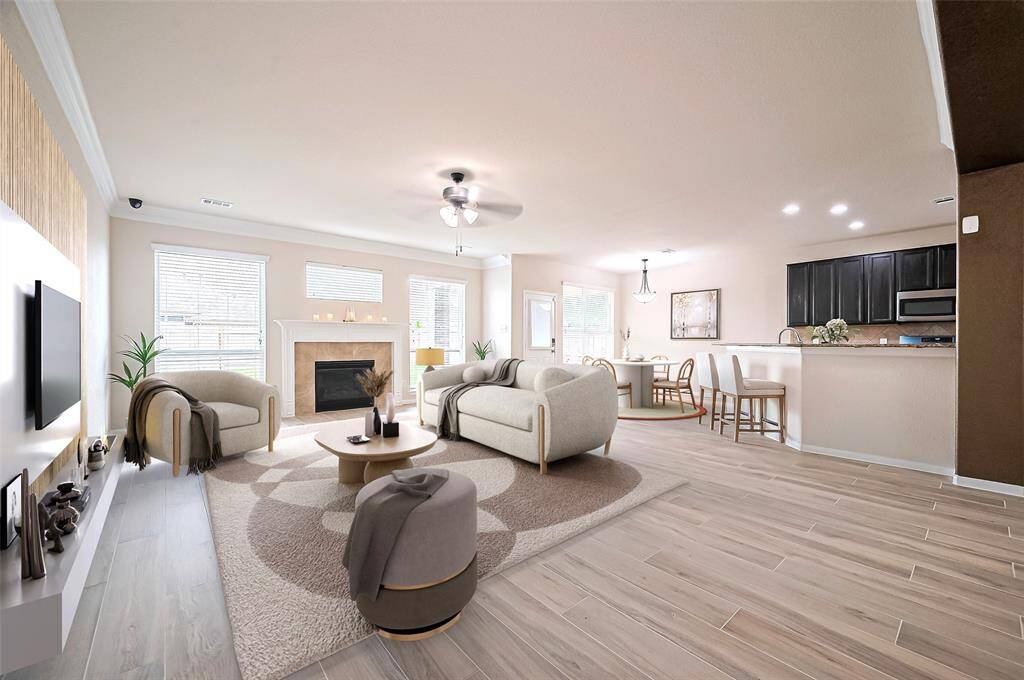 Virtual image showcasing a formal living space