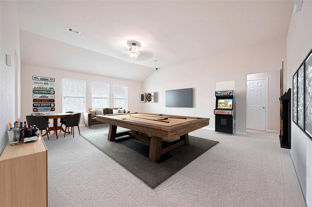 Virtual Image showing Game Room layout