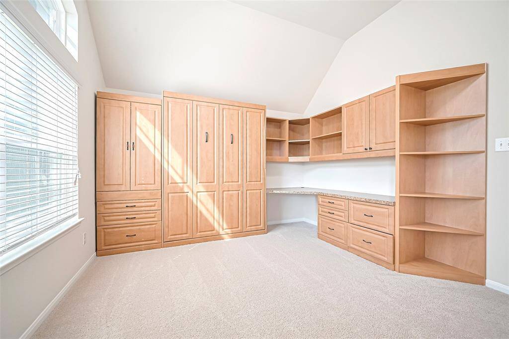 Thoughtfully crafted study space provides a quiet and productive environment
