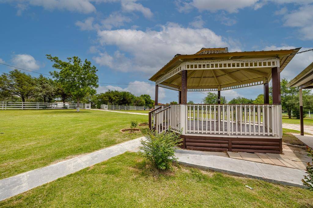 Spacious backyard with charming gazebo—perfect for gatherings, quiet mornings, or enjoying the open sky.