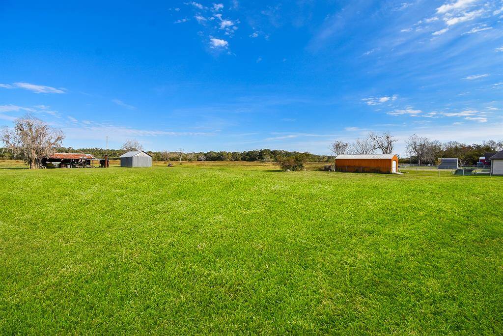 Backyard view -to open acreage
