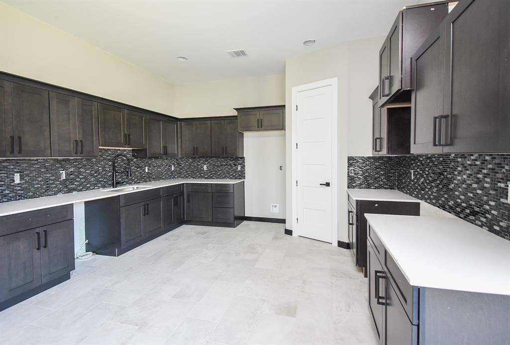Kitchen and Breakfast area is huge!   Lots of Cabinets and Counterspace and open area.