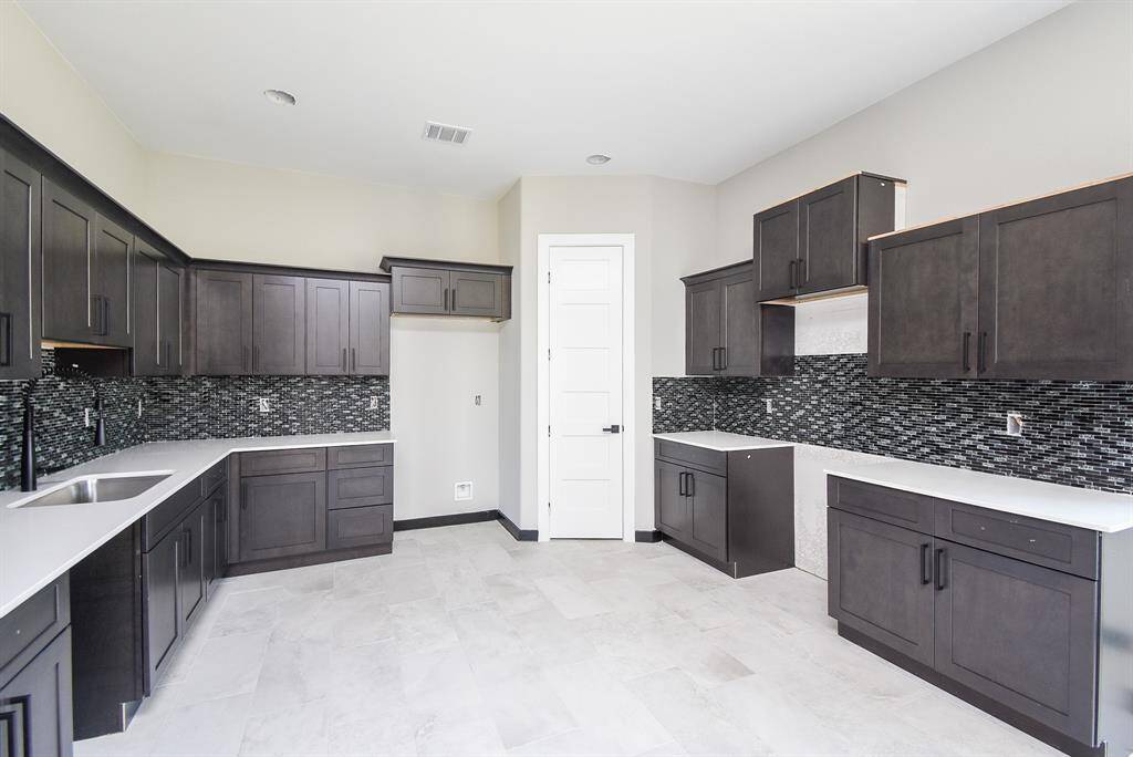Kitchen and Breakfast area is huge!   Lots of Cabinets and Counterspace and open area.