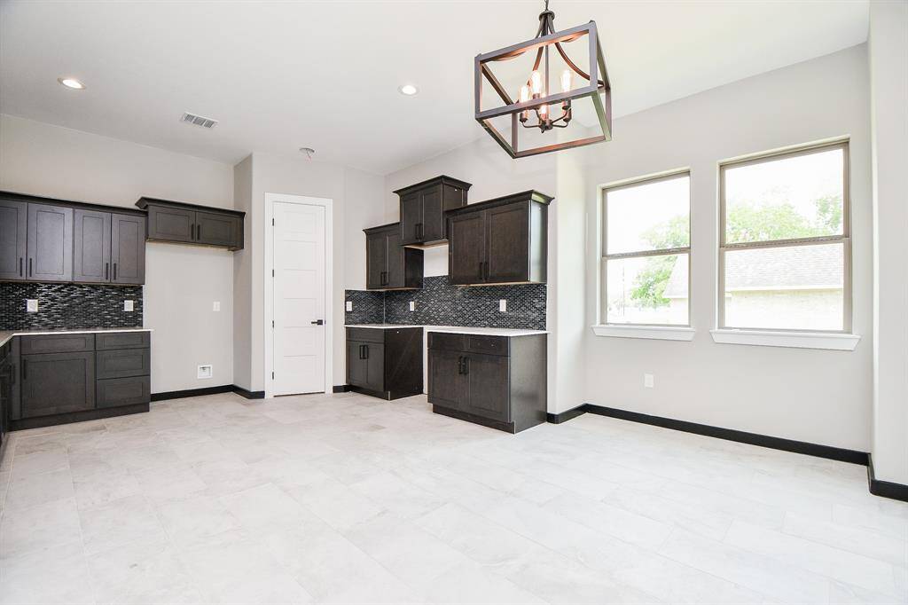 Kitchen and Breakfast area is huge!   Lots of Cabinets and Counterspace and open area for breakfast.