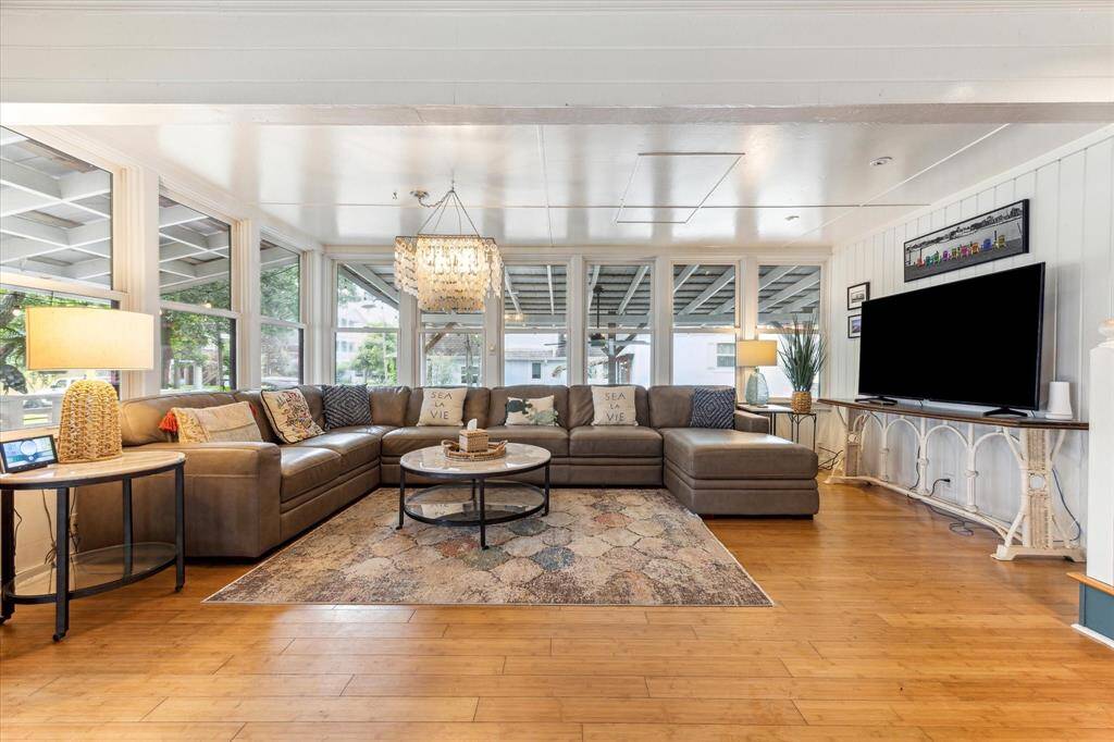 Room for the whole family to hang out in the living area.