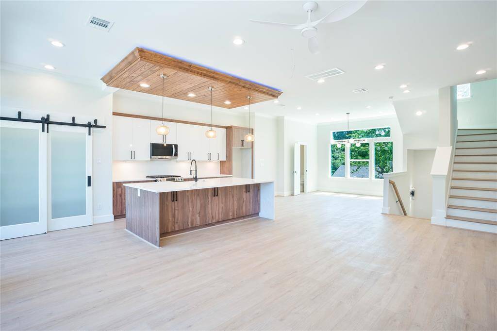 kitchen and dining
