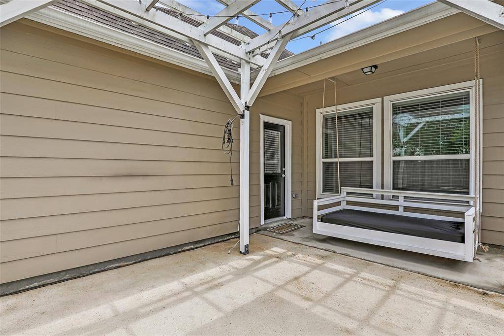 Looking from the Backyard, to Back Door