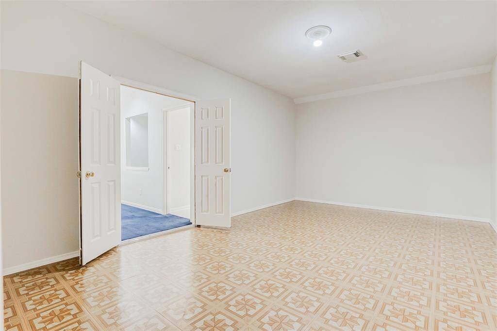 This extra spacious bonus room is perfect for storage or can be converted into a media room.