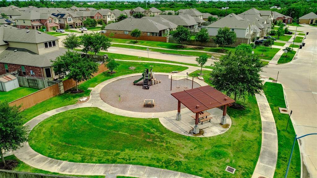 Community playground located close to the house
