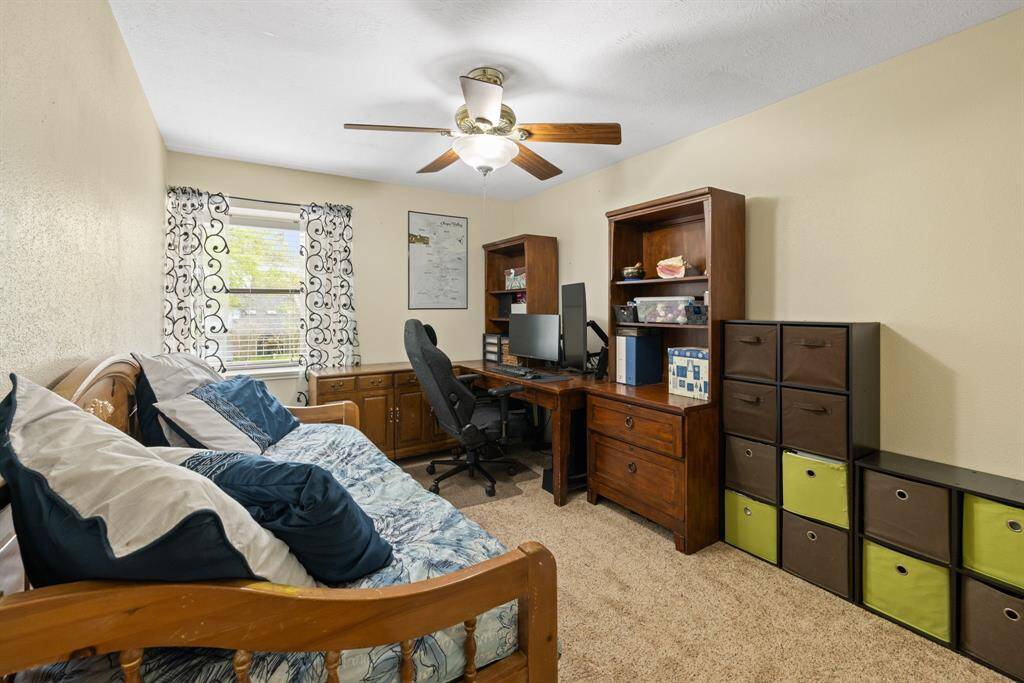 Fourth bedroom. Whether it's a cozy space for visiting family or a personalized room for your little ones, this room provides the space to make it their own